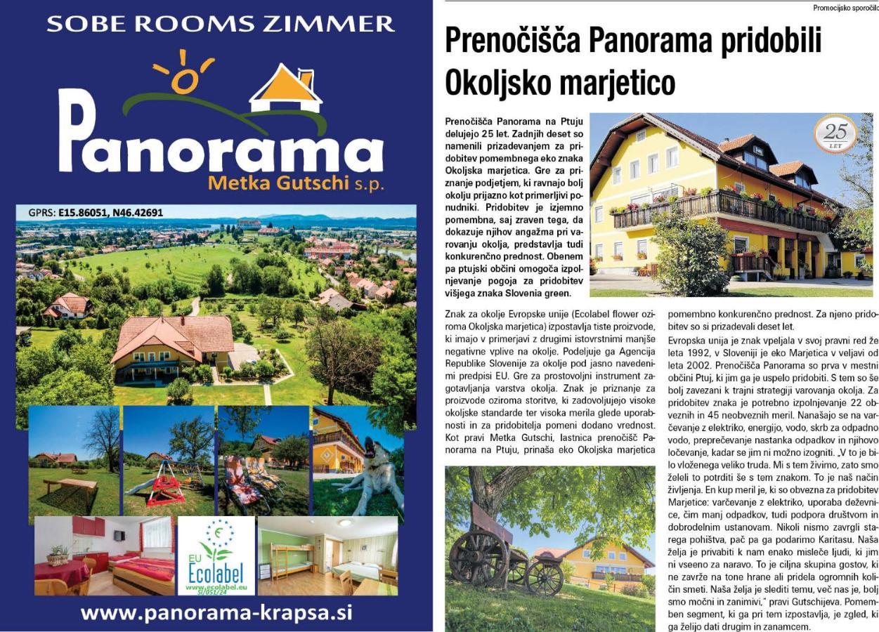 Panorama B&B Ptuj Exterior photo